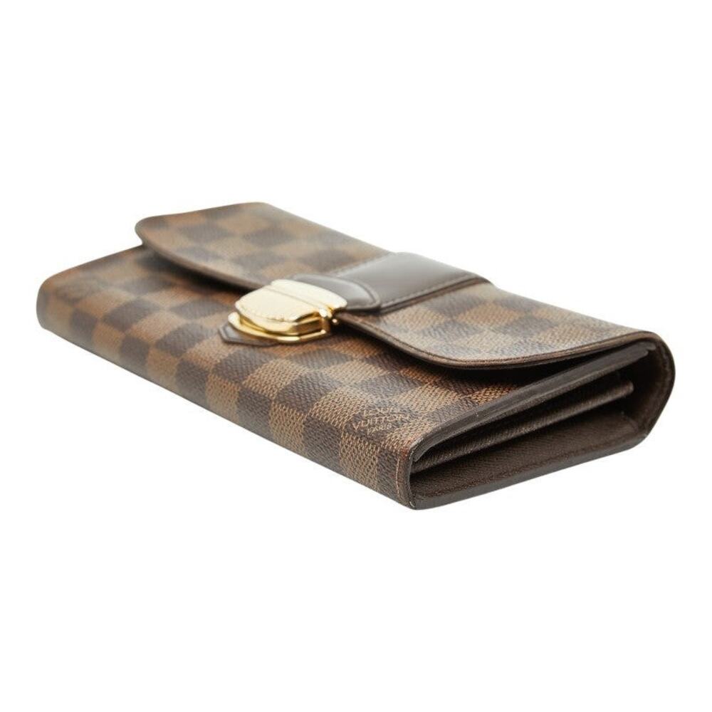 Louis Vuitton Damier Ebene Sistina Long Wallet Brown - Picture 12 of 14